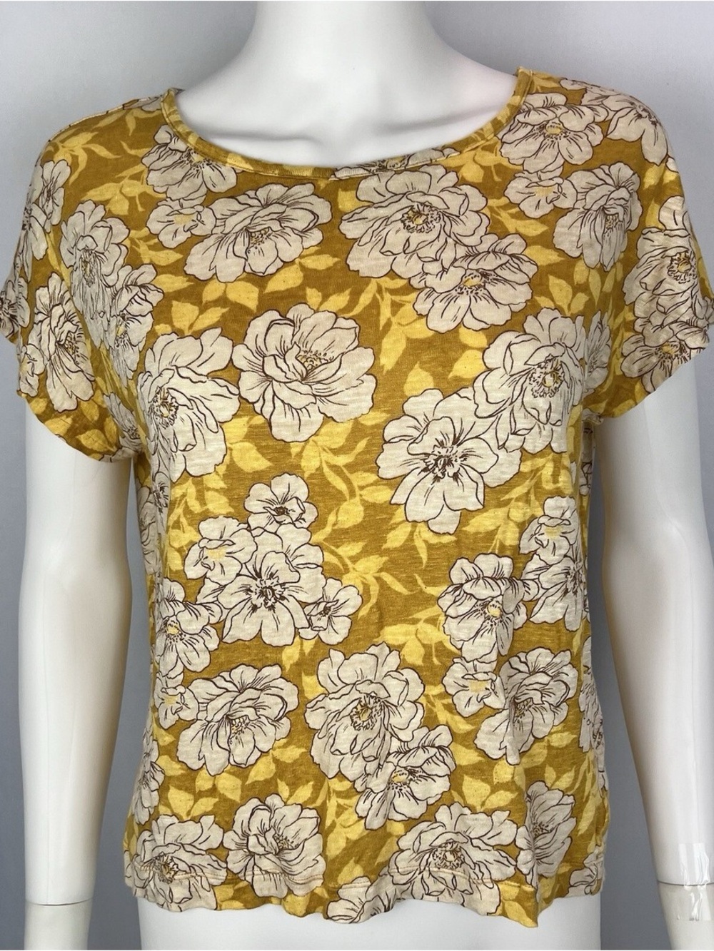 C&C California: from 100% linen and vibrant yellow floral print.